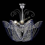 Люстра Орхидея №3 синяя в Новокузнецке