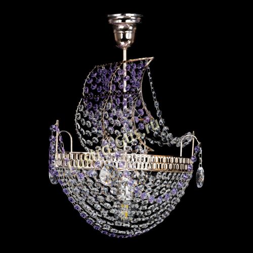 Люстра Парусник №1 фиолетовый в Новокузнецке Люстра Парусник №1 фиолетовый в Новокузнецке