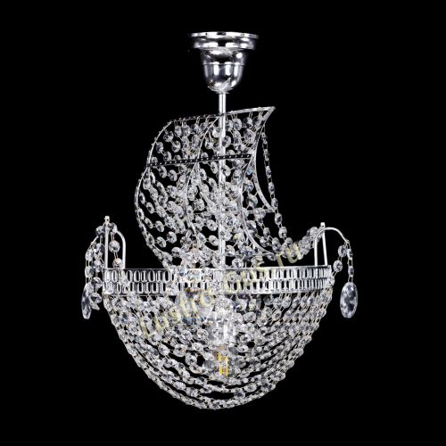 Люстра Парусник №1 в Новокузнецке Гусь Хрустальный