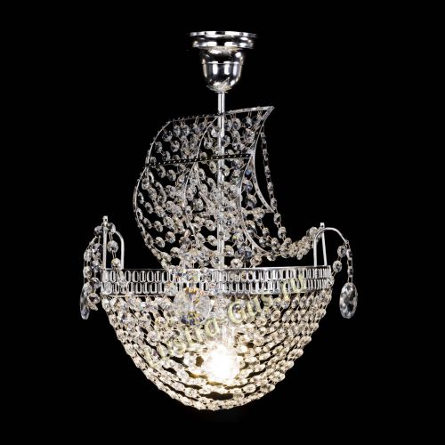 Люстра Парусник №1 в Новокузнецке Гусь Хрустальный