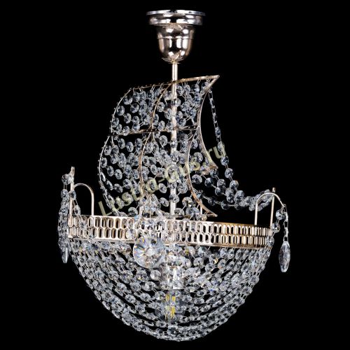 Люстра Парусник №1 в Новокузнецке Гусь Хрустальный