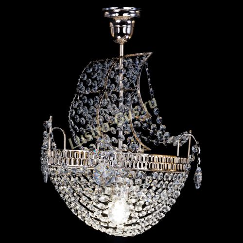 Люстра Парусник №1 в Новокузнецке Гусь Хрустальный