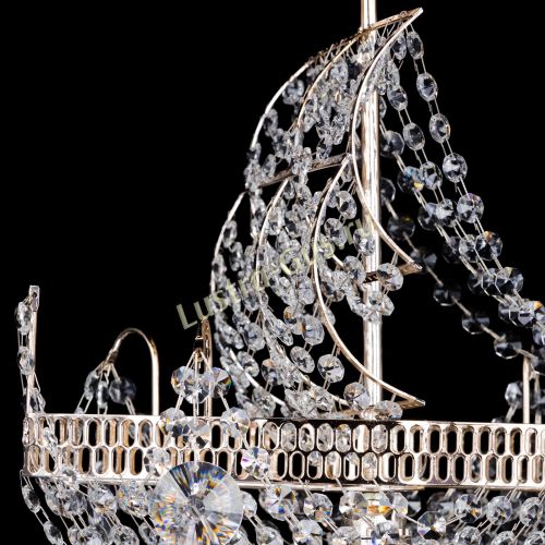 Люстра Парусник №1 в Новокузнецке Гусь Хрустальный