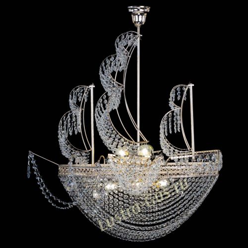 Люстра Парусник №8 Венеция в Новокузнецке Гусь Хрустальный