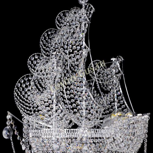 Люстра Парусник №8 в Новокузнецке Гусь Хрустальный