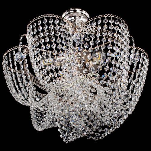 Люстра Ромашка Василиса с подвесом в Новокузнецке Гусь Хрустальный