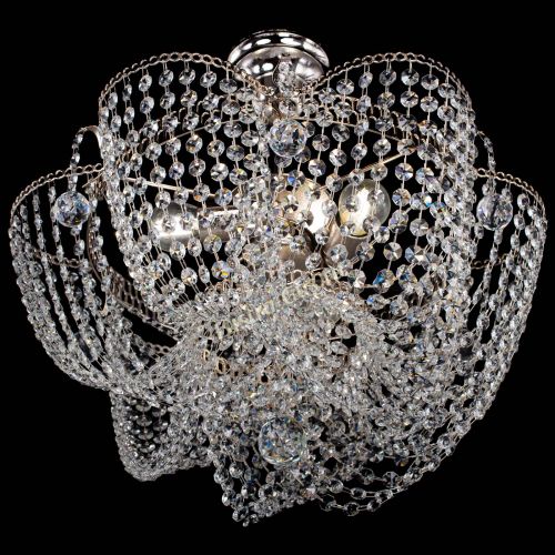 Люстра Ромашка Василиса с подвесом в Новокузнецке Гусь Хрустальный