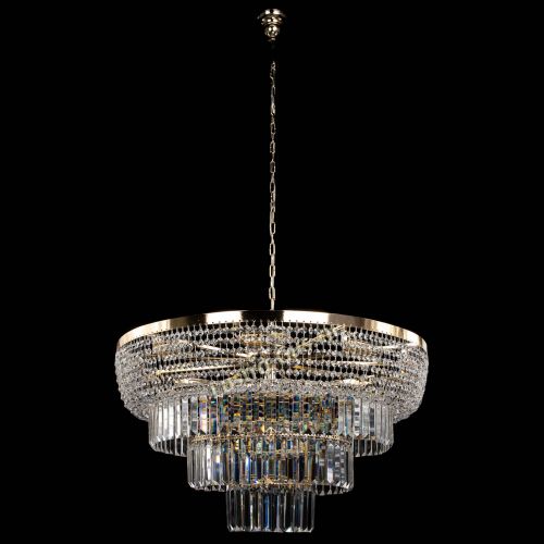 Люстра Сигма №10 с подвесом в Новокузнецке Гусь Хрустальный