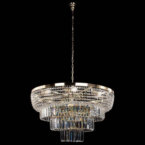 Люстра Сигма №10 с подвесом в Новокузнецке Гусь Хрустальный