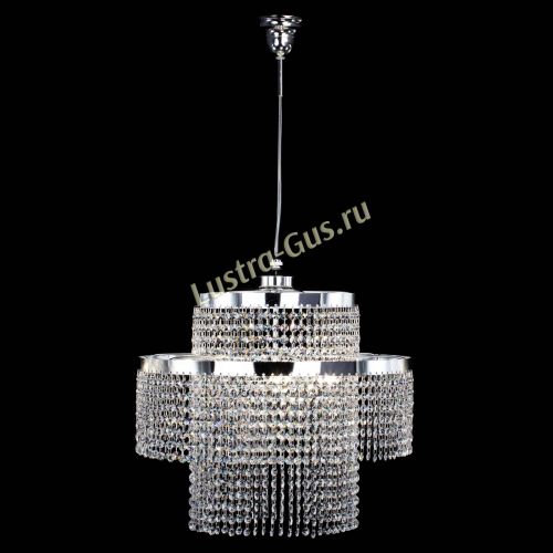 Люстра Сигма №3 3-х ярусная в Новокузнецке Гусь Хрустальный