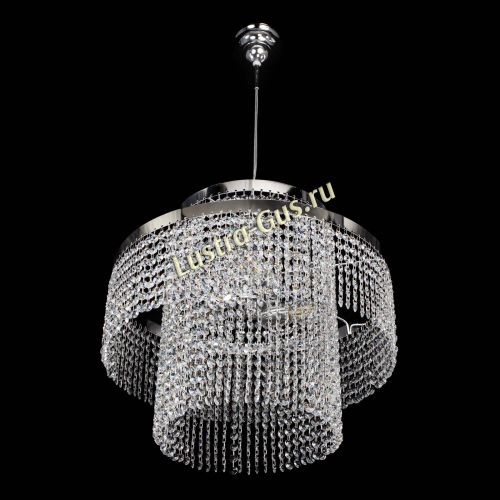 Люстра Сигма №3 3-х ярусная в Новокузнецке Гусь Хрустальный