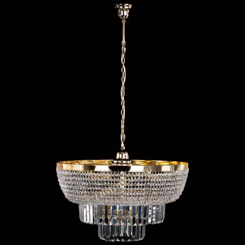 Люстра Сигма №6 с подвесом в Новокузнецке Гусь Хрустальный