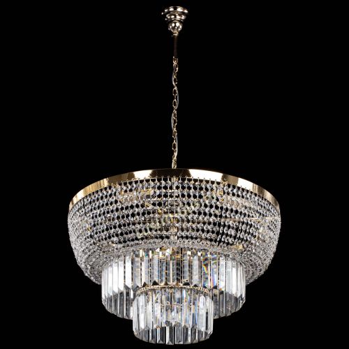 Люстра Сигма №6 с подвесом в Новокузнецке Гусь Хрустальный