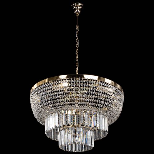 Люстра Сигма №6 с подвесом в Новокузнецке Гусь Хрустальный