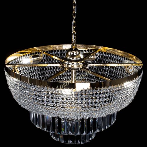 Люстра Сигма №6 с подвесом в Новокузнецке Гусь Хрустальный