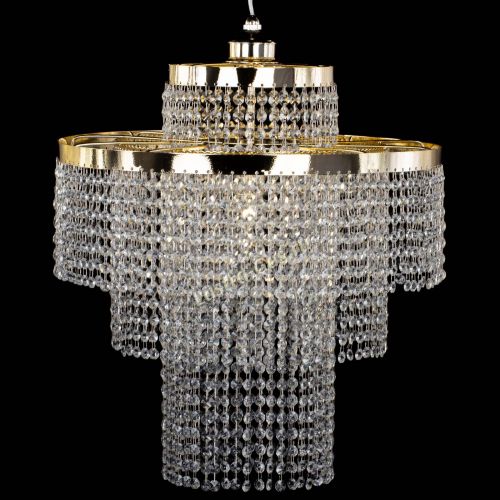 Люстра Сигма капель №3 в Новокузнецке Гусь Хрустальный