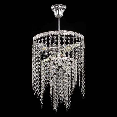 Люстра Токката Капель №3 черная в Новокузнецке Гусь Хрустальный