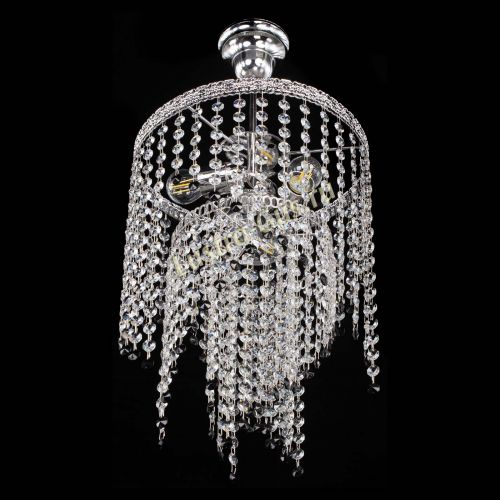 Люстра Токката Капель №3 черная в Новокузнецке Гусь Хрустальный