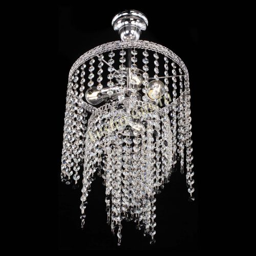 Люстра Токката Капель №3 черная в Новокузнецке Гусь Хрустальный