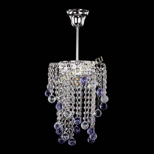 Люстра Вектор №4 фиолетовая в Новокузнецке Гусь Хрустальный