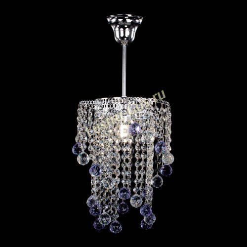 Люстра Вектор №4 фиолетовая в Новокузнецке Гусь Хрустальный