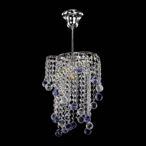 Люстра Вектор №4 фиолетовая в Новокузнецке Гусь Хрустальный