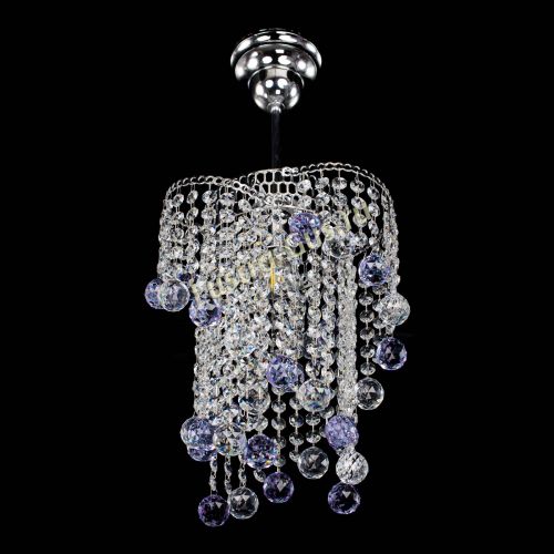 Люстра Вектор №4 фиолетовая в Новокузнецке Гусь Хрустальный