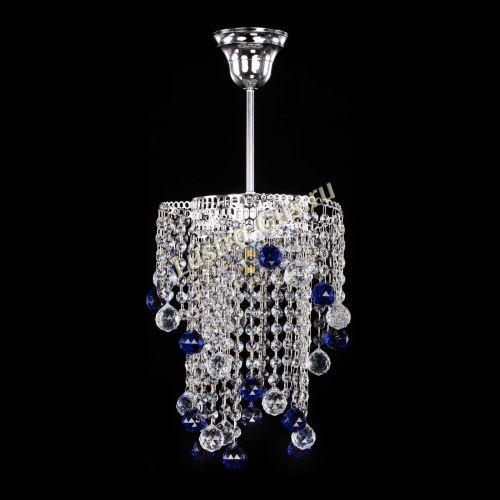 Люстра Вектор №4 синяя в Новокузнецке Гусь Хрустальный