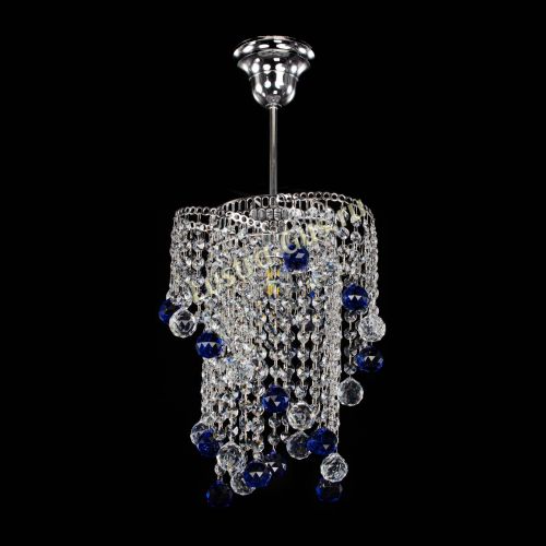 Люстра Вектор №4 синяя в Новокузнецке Гусь Хрустальный