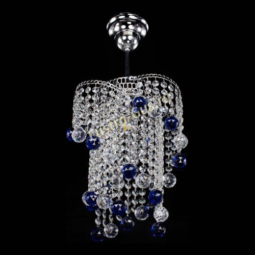 Люстра Вектор №4 синяя в Новокузнецке Гусь Хрустальный