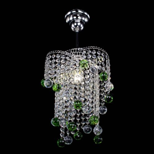 Люстра Вектор №4 зеленая в Новокузнецке Гусь Хрустальный