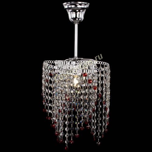 Люстра Вектор №5 красная в Новокузнецке Гусь Хрустальный
