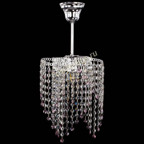 Люстра Вектор №5 розовая в Новокузнецке Гусь Хрустальный