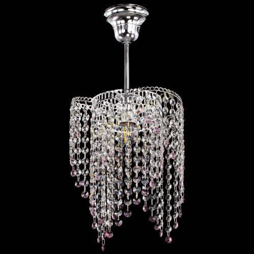 Люстра Вектор №5 розовая в Новокузнецке Гусь Хрустальный