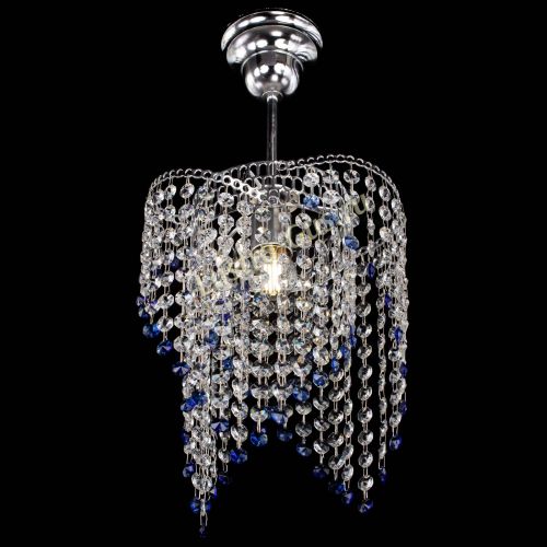 Люстра Вектор №5 синяя в Новокузнецке Гусь Хрустальный