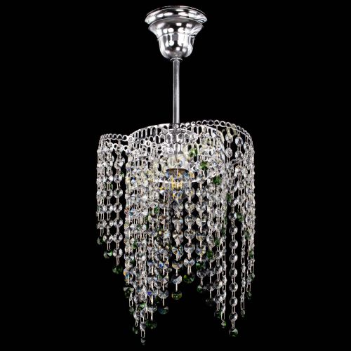 Люстра Вектор №5 зеленая в Новокузнецке Гусь Хрустальный