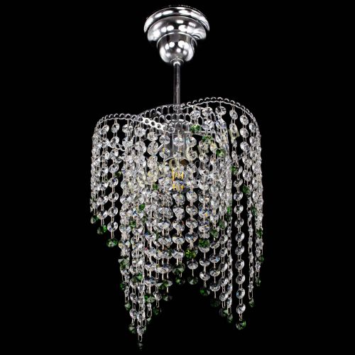 Люстра Вектор №5 зеленая в Новокузнецке Гусь Хрустальный