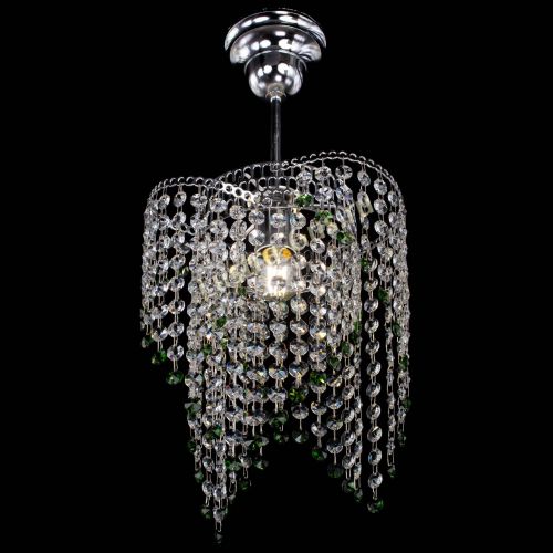 Люстра Вектор №5 зеленая в Новокузнецке Гусь Хрустальный