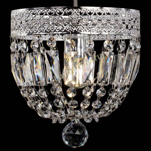 Люстра Венеция №1 купол на тросе в Новокузнецке Гусь Хрустальный