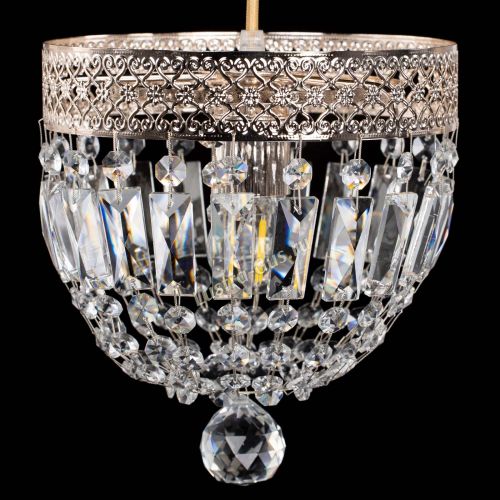 Люстра Венеция №1 купол на тросе в Новокузнецке Гусь Хрустальный