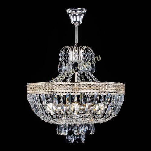 Люстра Венеция Астра №5 черная в Новокузнецке Гусь Хрустальный