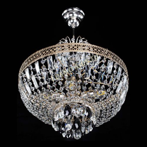 Люстра Венеция Астра №5 черная в Новокузнецке Гусь Хрустальный