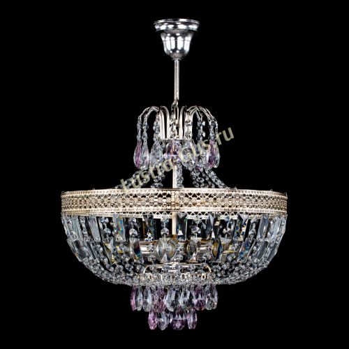 Люстра Венеция Астра №5 розовая в Новокузнецке Гусь Хрустальный