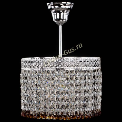Люстра Венеция Капель №1 с подвесом Чайная в Новокузнецке Гусь Хрустальный