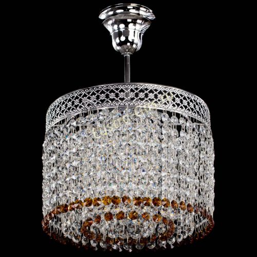 Люстра Венеция Капель №1 с подвесом Чайная в Новокузнецке Гусь Хрустальный