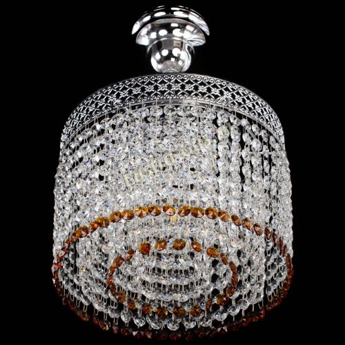 Люстра Венеция Капель №1 с подвесом Чайная в Новокузнецке Гусь Хрустальный