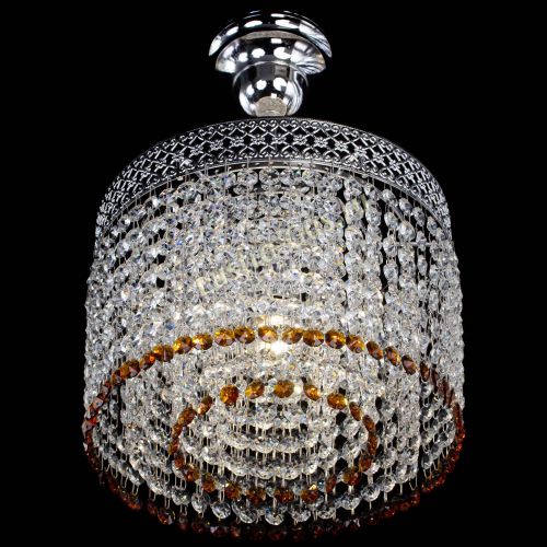 Люстра Венеция Капель №1 с подвесом Чайная в Новокузнецке Гусь Хрустальный