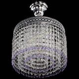 Люстра Венеция Капель №1 с подвесом Фиолетовая в Новокузнецке