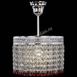 Люстра Венеция Капель №1 с подвесом Красная в Новокузнецке Люстра Венеция Капель №1 с подвесом Красная в Новокузнецке