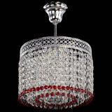 Люстра Венеция Капель №1 с подвесом Красная в Новокузнецке Люстра Венеция Капель №1 с подвесом Красная в Новокузнецке